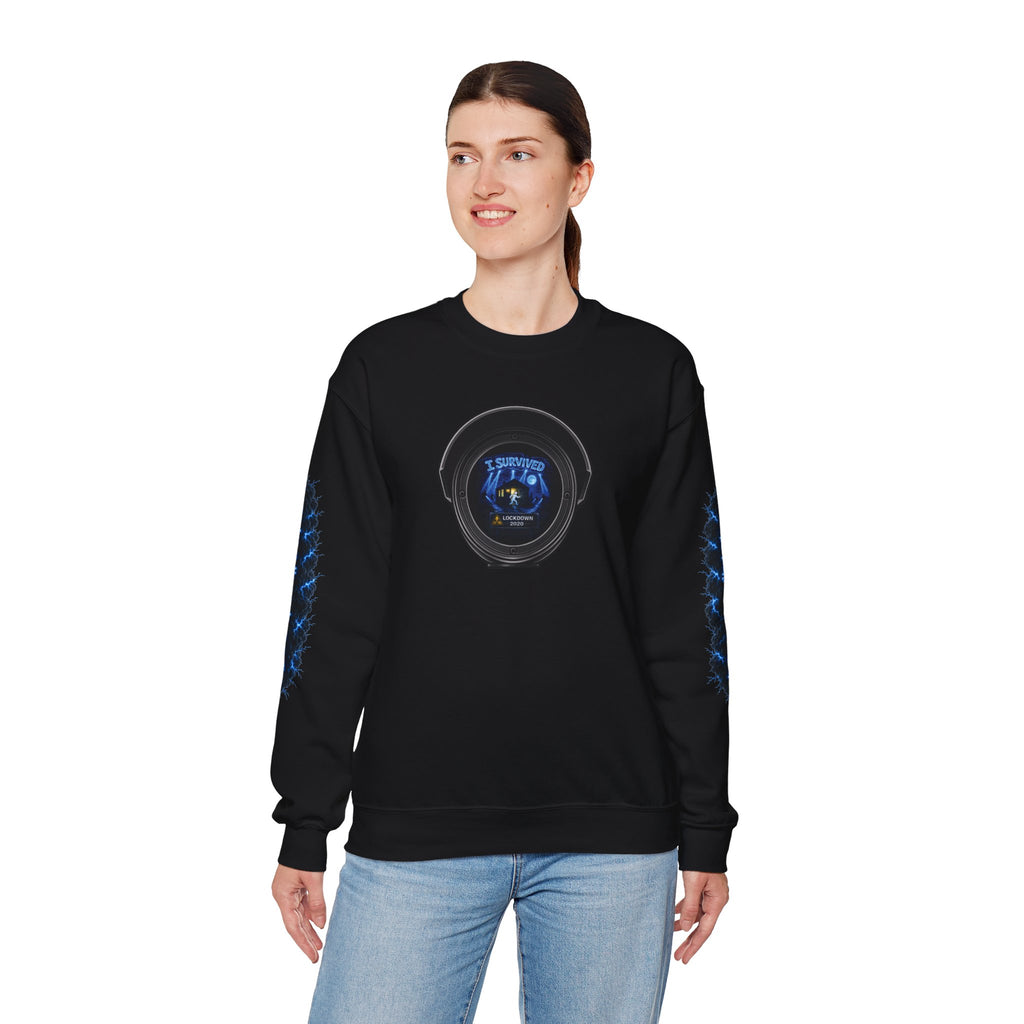 I Survived 2020 — LOCKDOWN S3:E2: Director's Cut Special Edition "Dating Under Lockdown" Unisex Heavy Blend™ Crewneck Sweatshirt