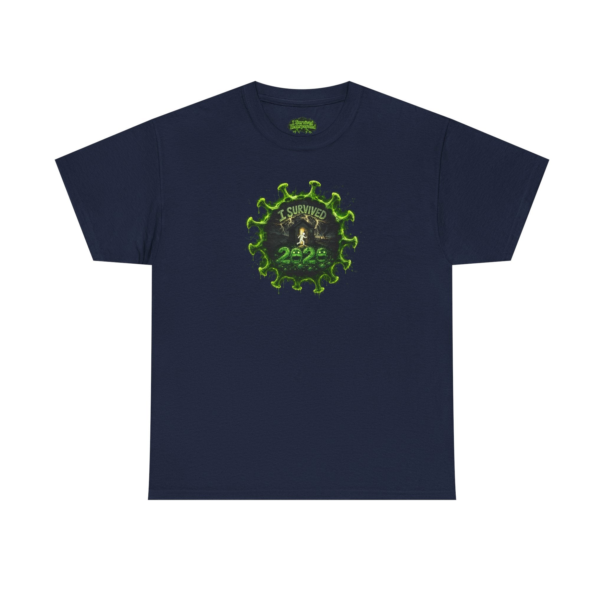 I Survived 2020 — PANDEMIC S1:E1: Director's Cut "COVID-19: The Coronavirus" Unisex Heavy Cotton Tee