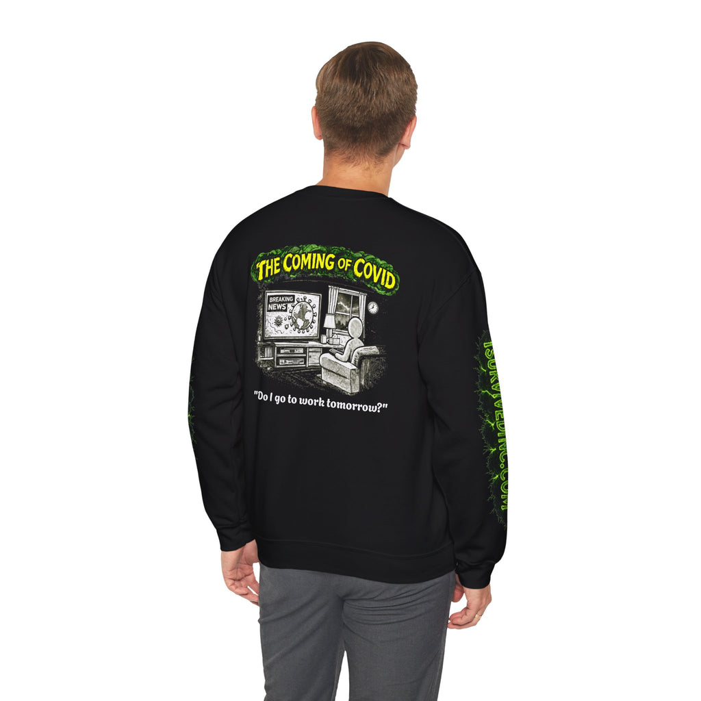 I Survived 2020 — PANDEMIC S1:E2: "The Coming of COVID" Unisex Heavy Blend™ Crewneck Sweatshirt