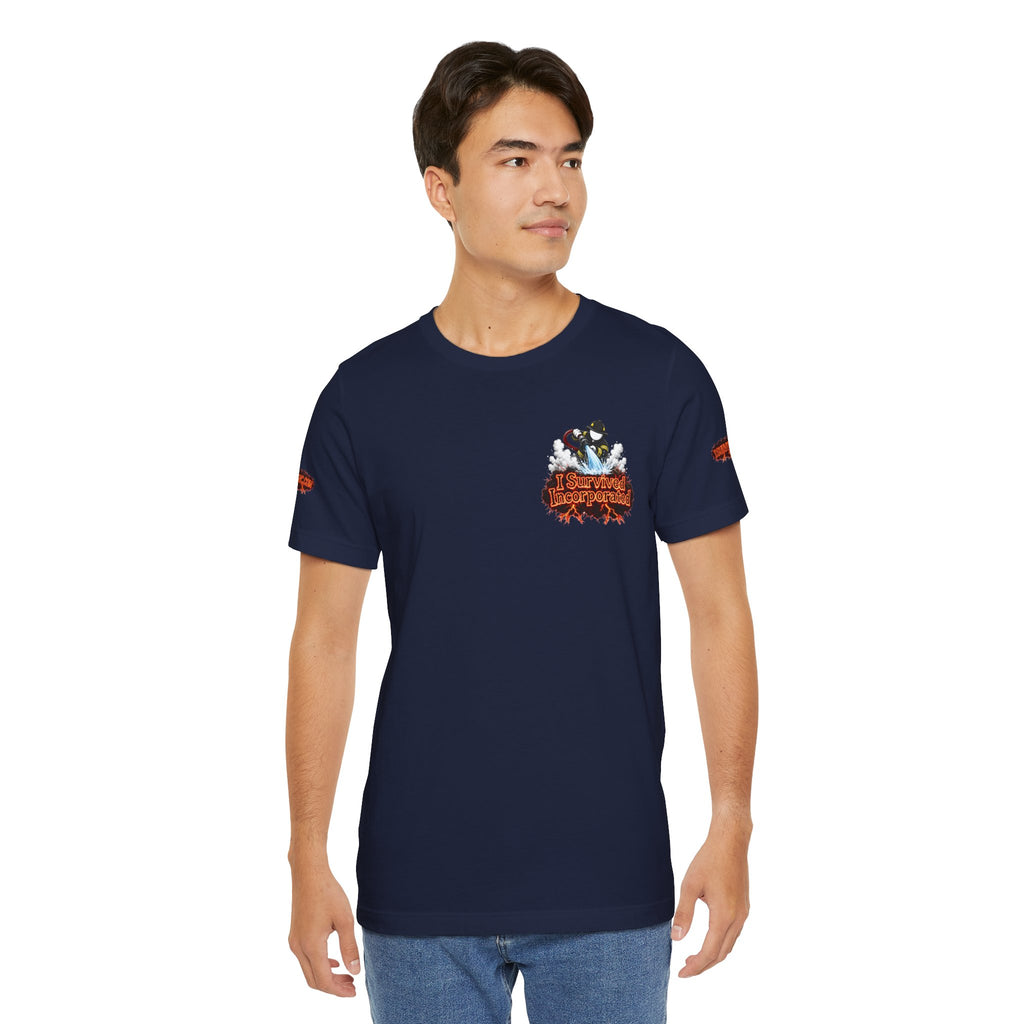 I Survived 2020 — "Please Stand By" Test Pattern Tee Wildfire Signal Special Edition Summer Premiere Unisex Jersey Short Sleeve Tee