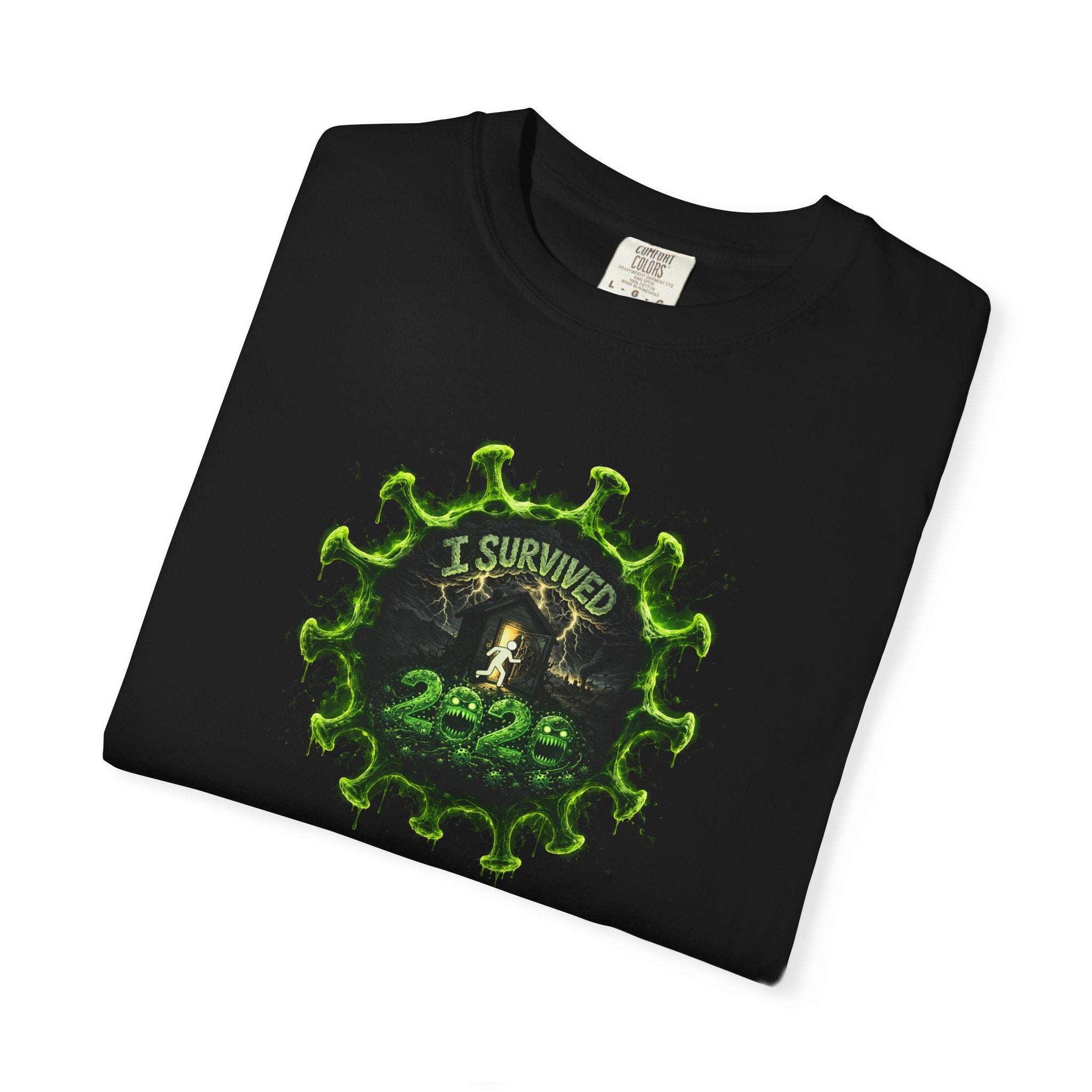 I Survived 2020 — PANDEMIC S1:E5: Director's Cut "Delivery Doomsday" Unisex Garment-Dyed T-shirt