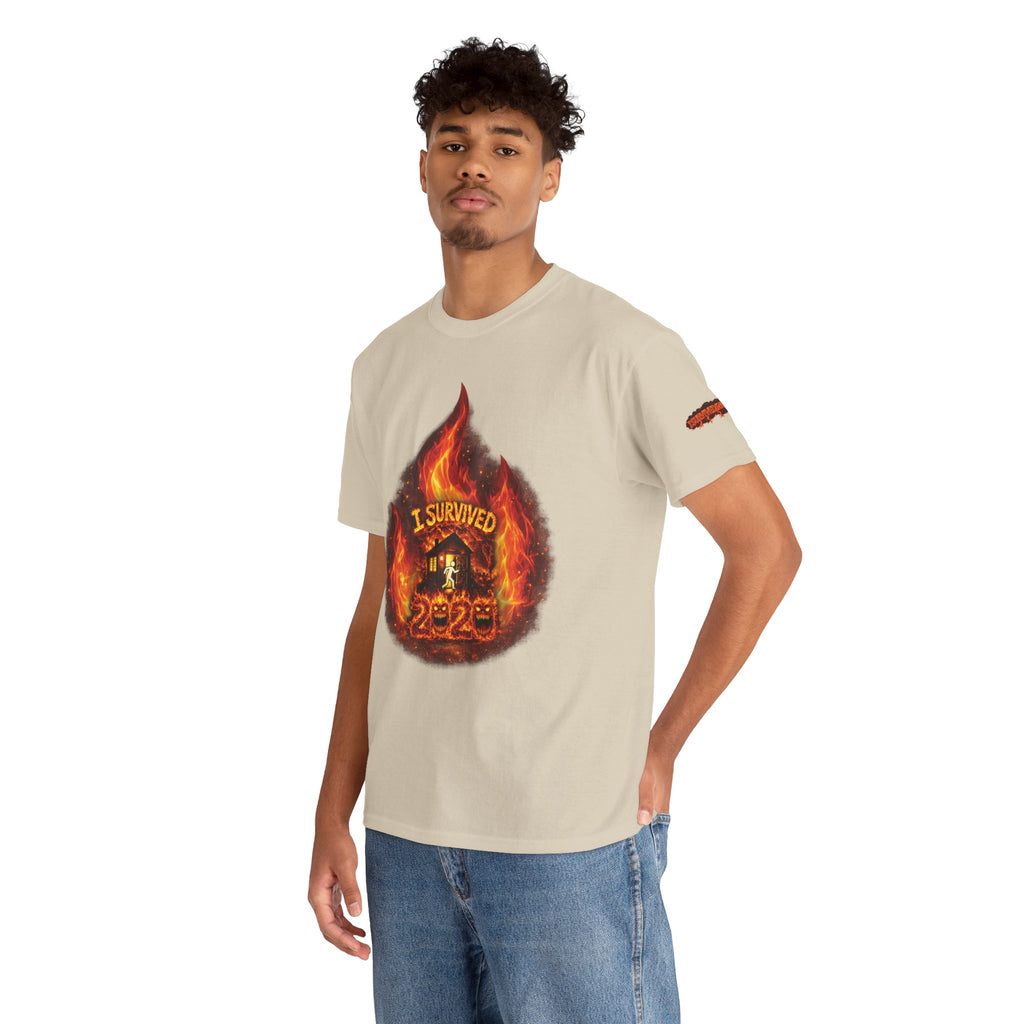 I Survived 2020 — Director's Cut S2:E3 "The California Wildfires" | Wildfire Edition Memorial Unisex Heavy Cotton Tee (SPECIAL EDITION)