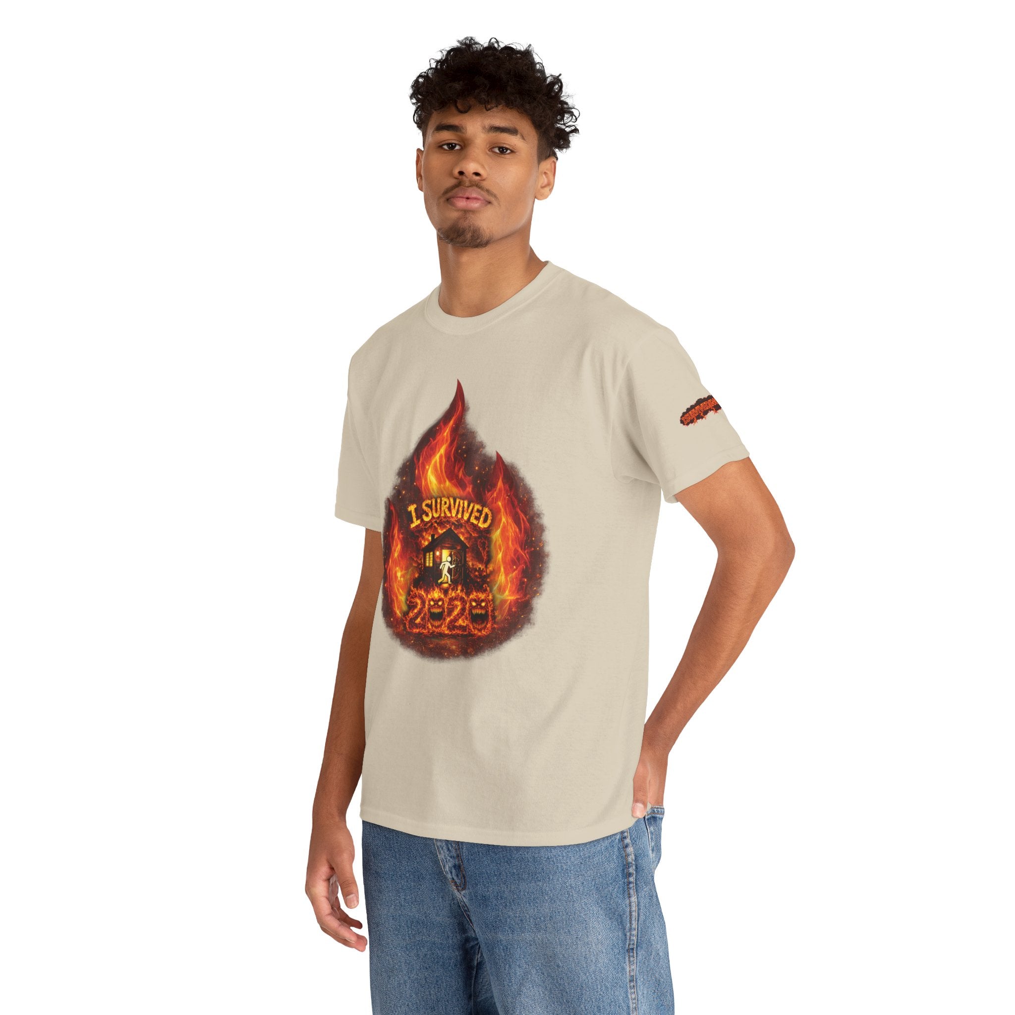 I Survived 2020 — Director's Cut S2:E3 "The California Wildfires" | Wildfire Edition Memorial Unisex Heavy Cotton Tee (SPECIAL EDITION)