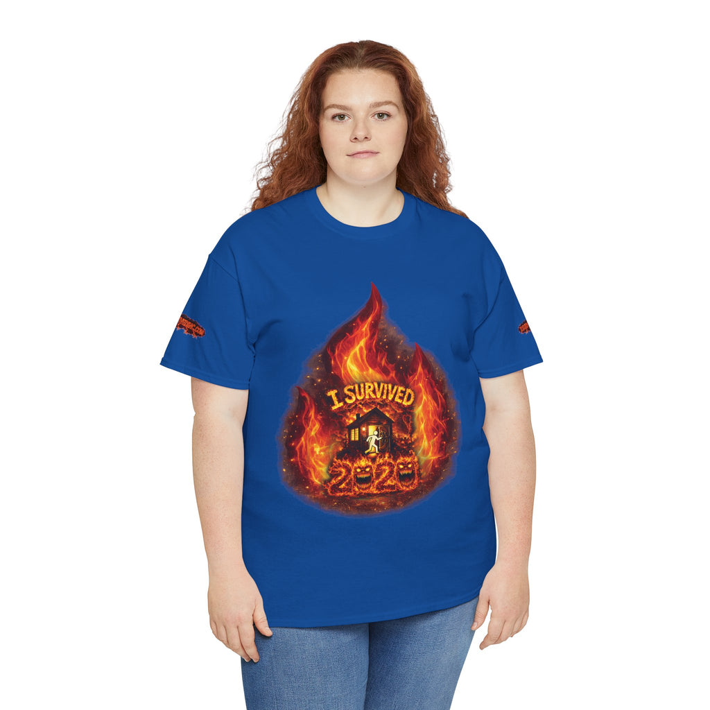 I Survived 2020 — Director's Cut S2:E4 "Western U.S. Wildfire Season" | Mid-Season Finale Pt. 1 | Wildfire Edition Memorial Unisex Heavy Cotton Tee (SPECIAL EDITION)