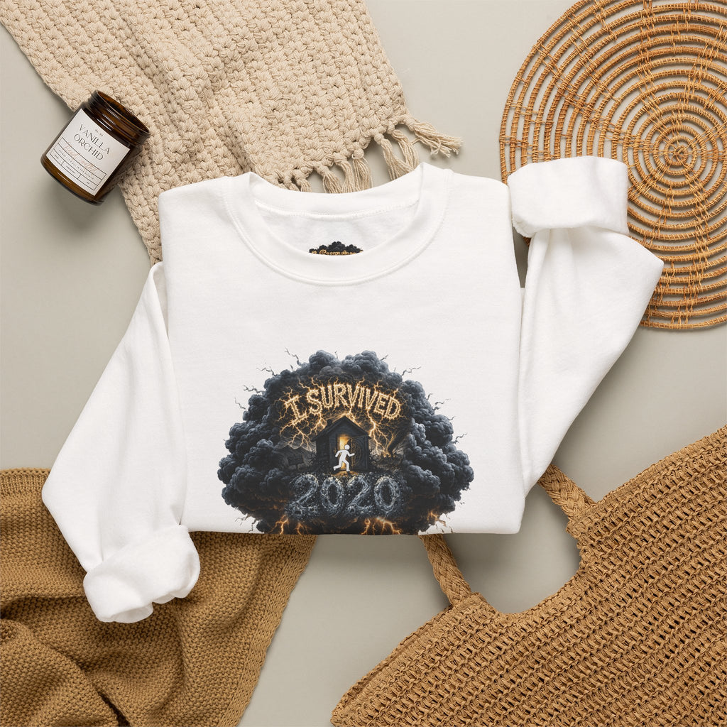 I Survived 2020 — Original PILOT Design: Director's Cut Special Edition Unisex Heavy Blend™ Crewneck Sweatshirt