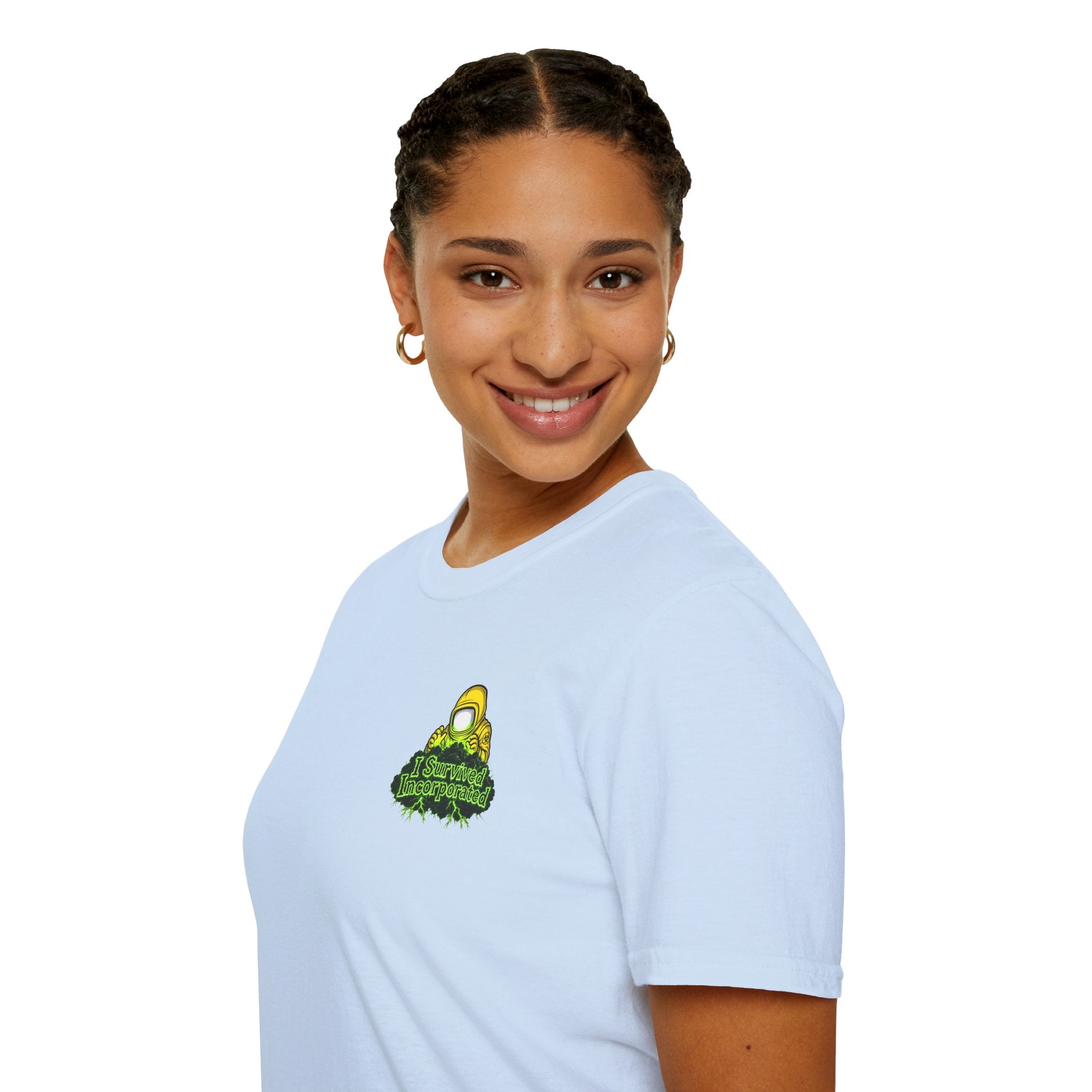 I Survived 2020 — "Please Stand By" Test Pattern Toxic Signal Tee Summer Premiere Unisex Softstyle T-Shirt