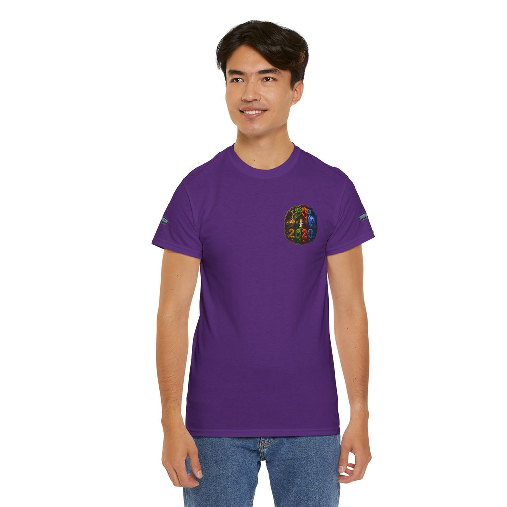 I Survived 2020 — "No Signal" Test Pattern Tee Alien Broadcast Finale Special Edition Summer Premiere Unisex Heavy Cotton Tee