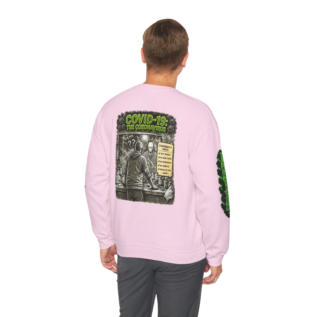 I Survived 2020 — PANDEMIC S1:E1: Director's Cut "COVID-19: The Coronavirus" Unisex Heavy Blend™ Crewneck Sweatshirt