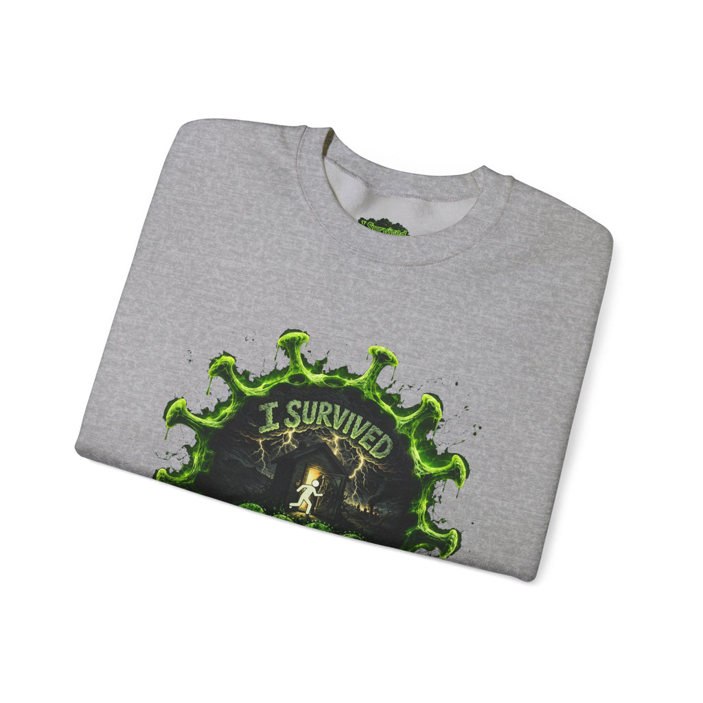 I Survived 2020 — Director's Cut S1:E4 "Mask Madness Mayhem Moment" | Pandemic Edition Unisex Heavy Blend™ Crewneck Sweatshirt