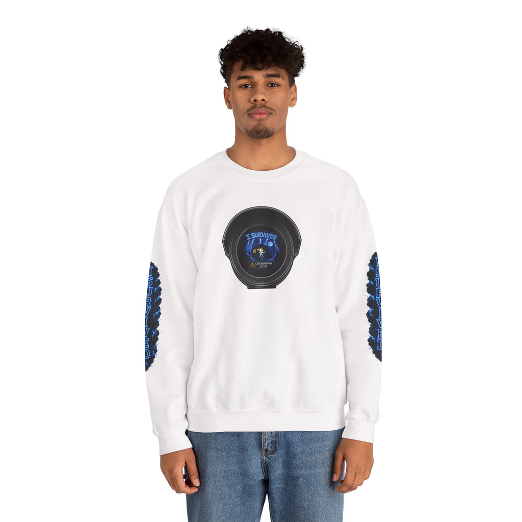I Survived 2020 — LOCKDOWN S3:E4: Director's Cut "Working From Home" Unisex Heavy Blend™ Crewneck Sweatshirt