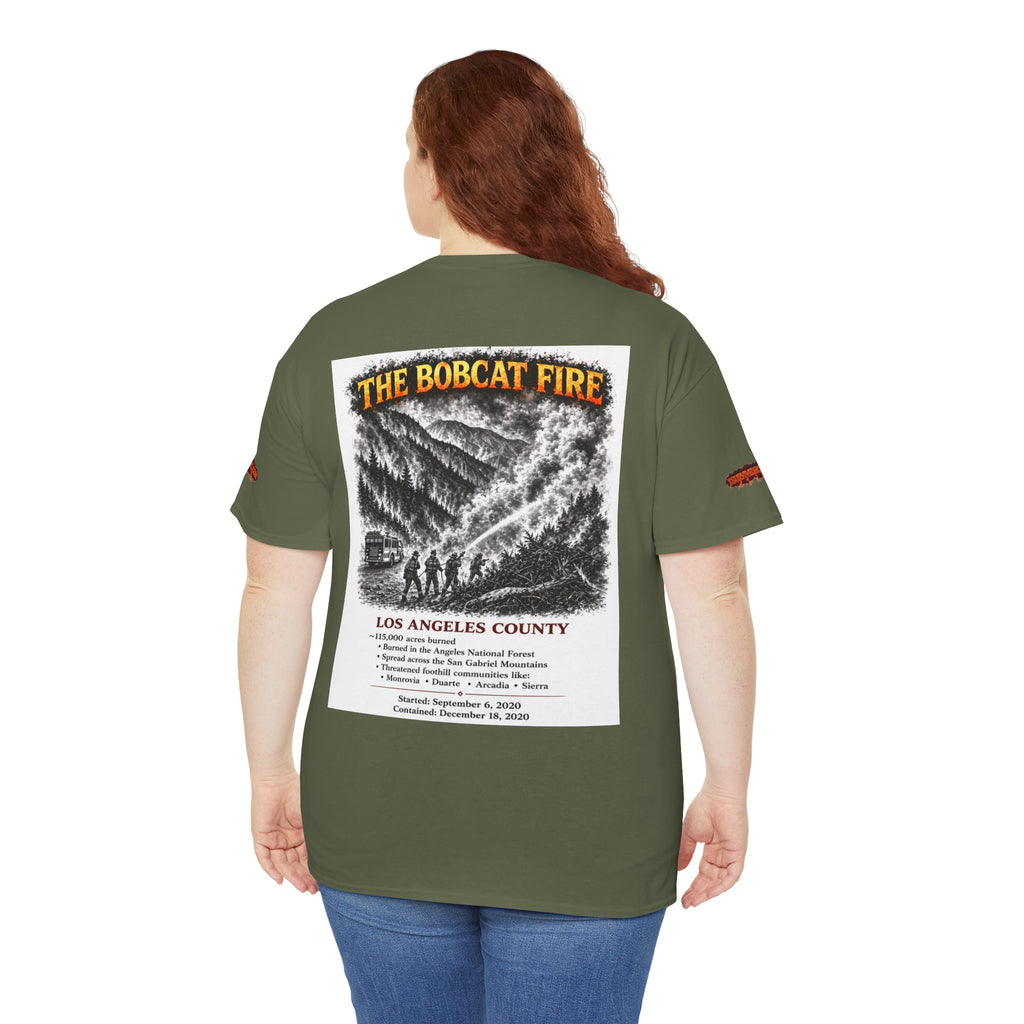 I Survived 2020 — S2:E2 "The Bobcat Fire" | Wildfire Edition Memorial Unisex Heavy Cotton Tee (SPECIAL EDITION)