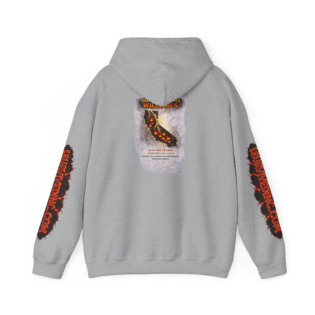 I Survived 2020 — S2:E3 "The California Wildfires" | Wildfire Edition Memorial Hoodie Sweatshirt