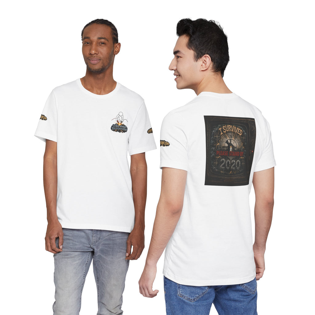 I Survived 2020 — "Please Stand By" Test Pattern Tee Special Edition Summer Premier Unisex Jersey Short Sleeve Tee