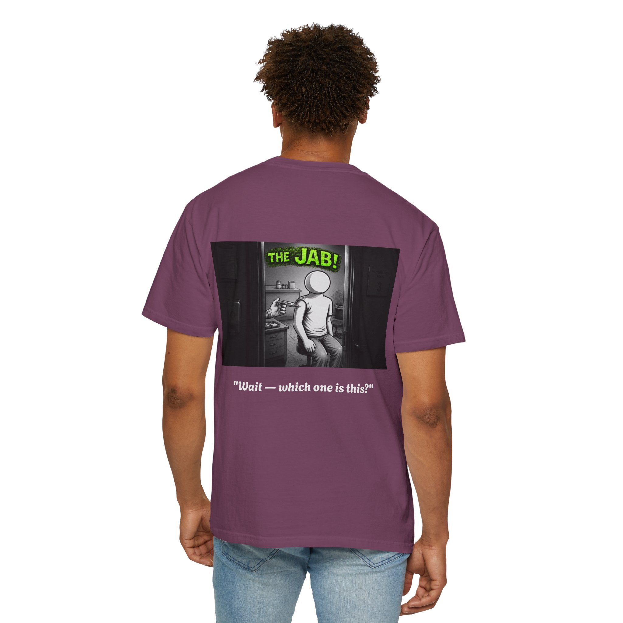 I Survived 2020 — S1:E3 "The Jab!" | Pandemic Edition Unisex Garment-Dyed T-shirt