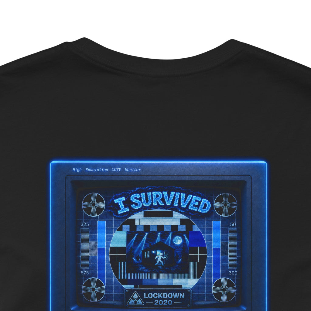 I Survived 2020 — "Please Stand By" Test Pattern Tee Lockdown Summer Exclusive Unisex Jersey Short Sleeve Tee