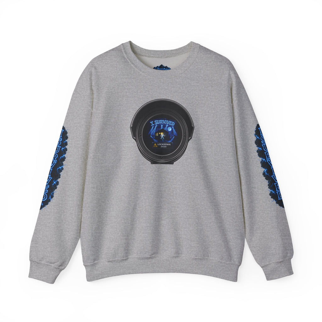 I Survived 2020 — LOCKDOWN S3:E4: Director's Cut "Working From Home" Unisex Heavy Blend™ Crewneck Sweatshirt