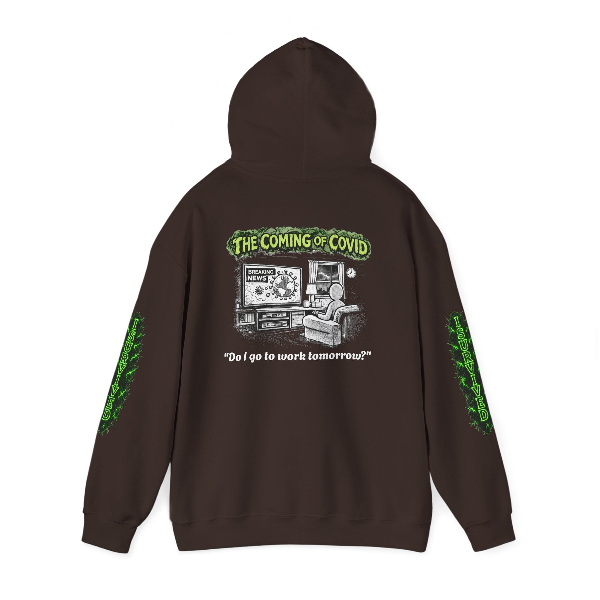 I Survived 2020 — Director's Cut S1:E2 "The Coming of COVID" | Pandemic Edition Hoodie Sweatshirt