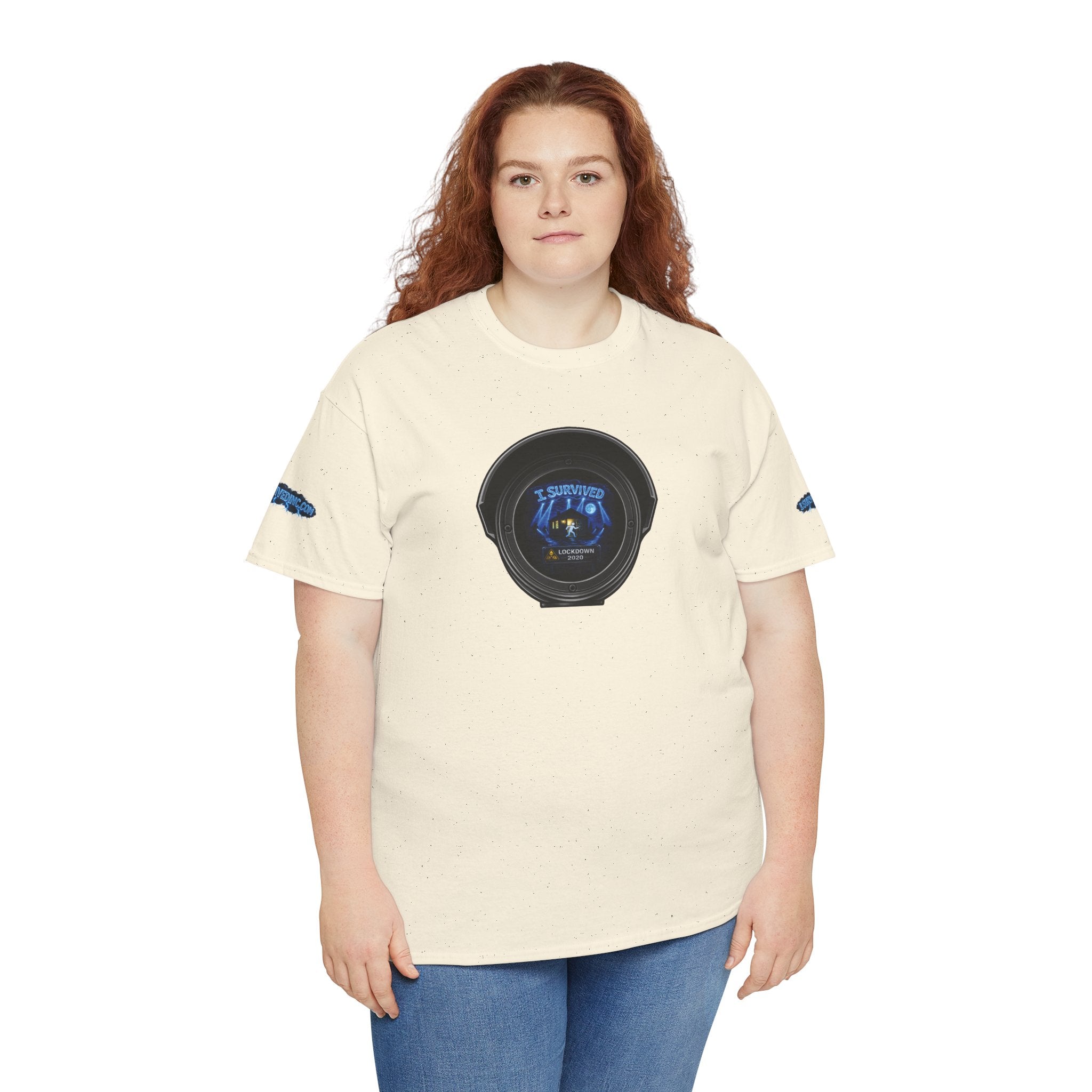 I Survived 2020 — LOCKDOWN S3:E3: Director's Cut Special Edition "Working From Home" Unisex Heavy Cotton Tee
