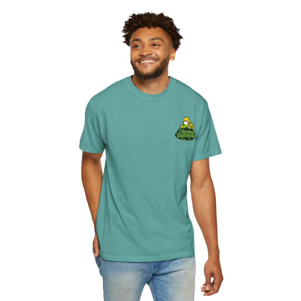 I Survived 2020 — "Please Stand By" Test Pattern Toxic Signal Tee Summer Premiere Unisex Garment-Dyed T-shirt