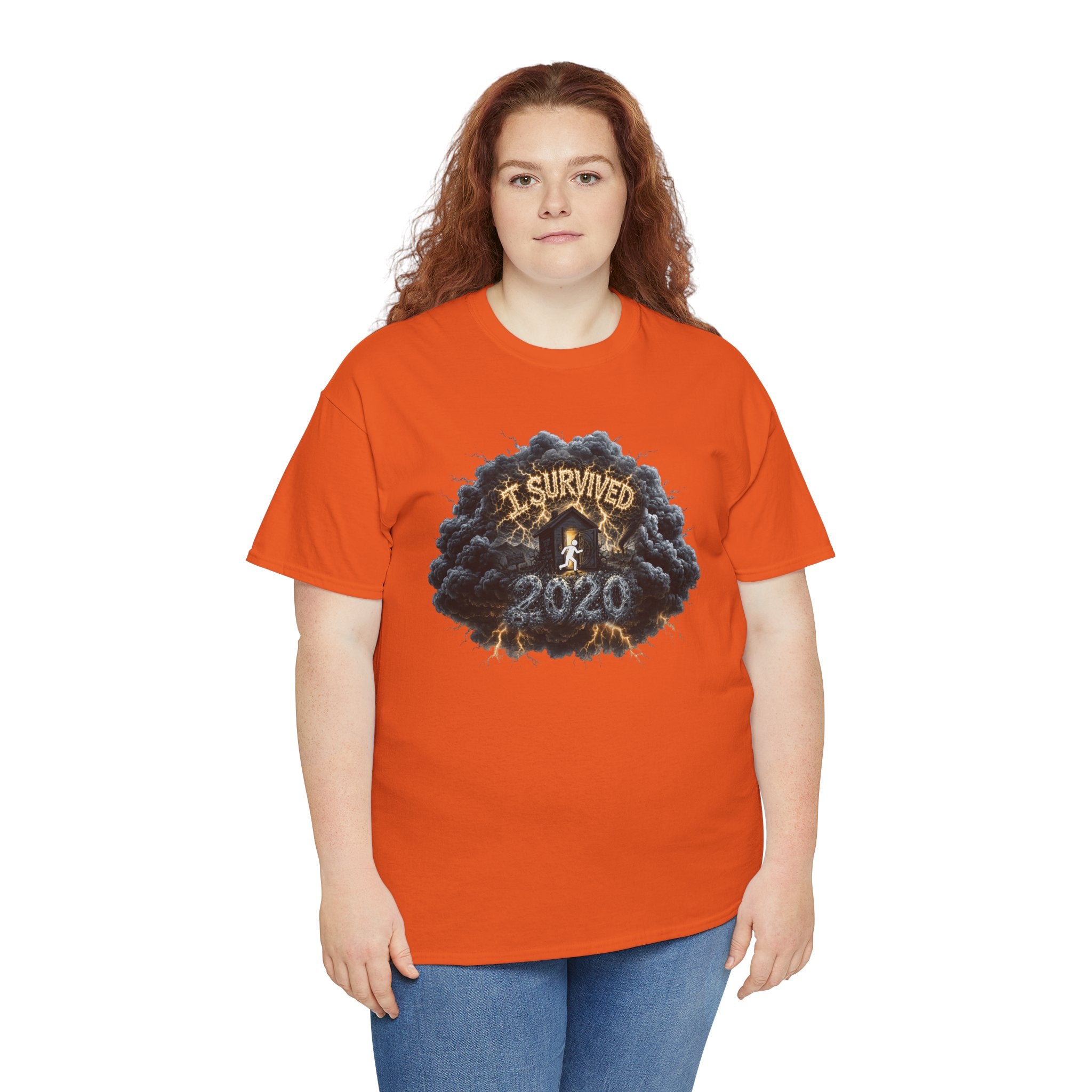 I Survived 2020 —  Deriector's Cut Original Design Teaser Tee | Season 1 Premiere Drop Unisex Heavy Cotton Tee