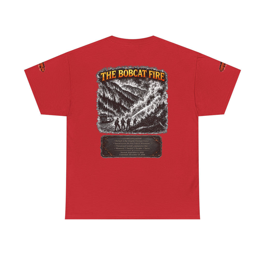 I Survived 2020 — WILDFIRES S2:E2: Special Edition "The Bobcat Fire" Memorial Unisex Heavy Cotton Tee