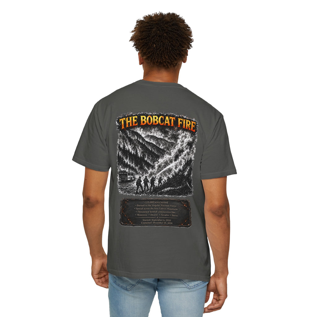 I Survived 2020 — WILDFIRES S2:E2: "The Bobcat Fire" Memorial Unisex Garment-Dyed T-shirt