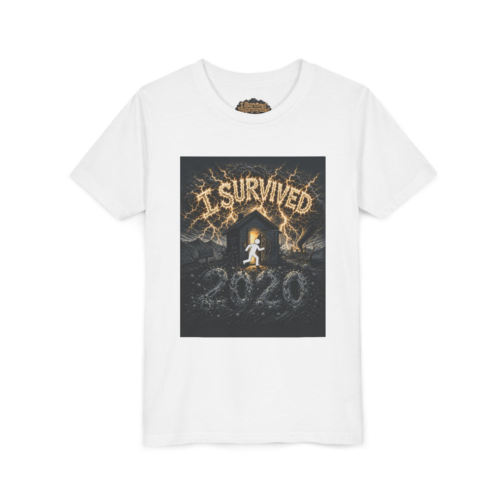 I Survived 2020 — Original Design Teaser Tee | Season 1 Premiere Drop Youth Short Sleeve Tee