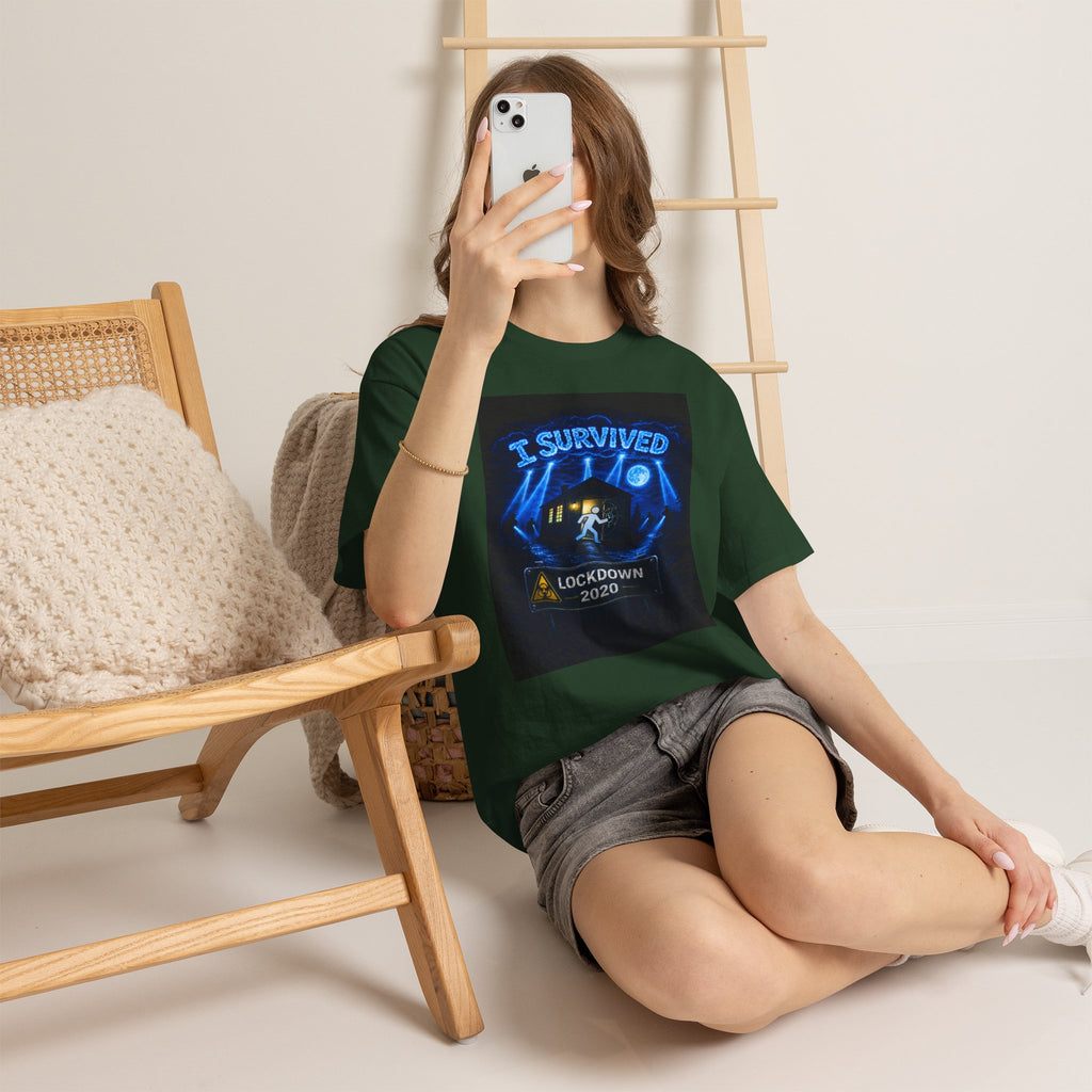 Copy of  I Survived 2020 — S3:E1 "Quarantine" | Lockdown Edition Documentary Unisex Heavy Cotton Tee