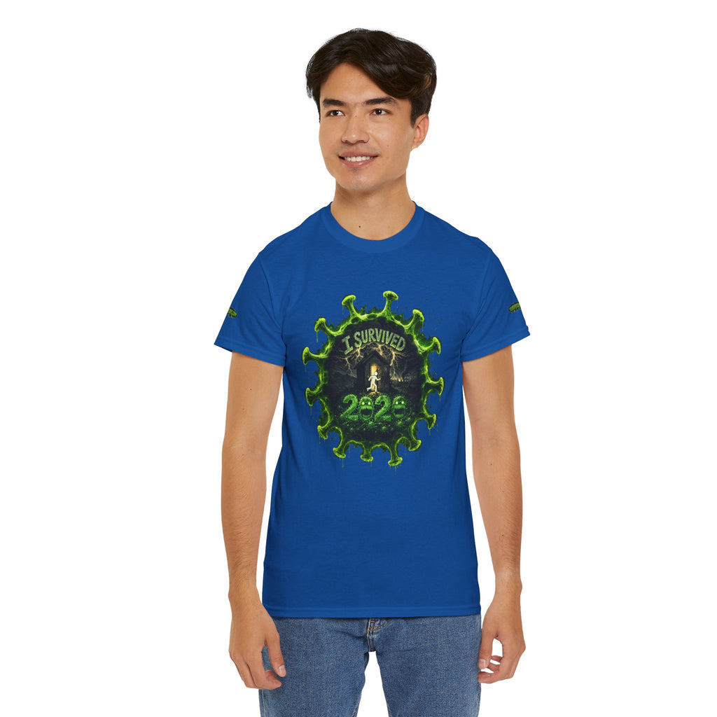 I Survived 2020 — Director's Cut S1:E1 "COVID-19: The Coronavirus" | Pandemic Edition Unisex Heavy Cotton Tee (SPECIAL EDITION)