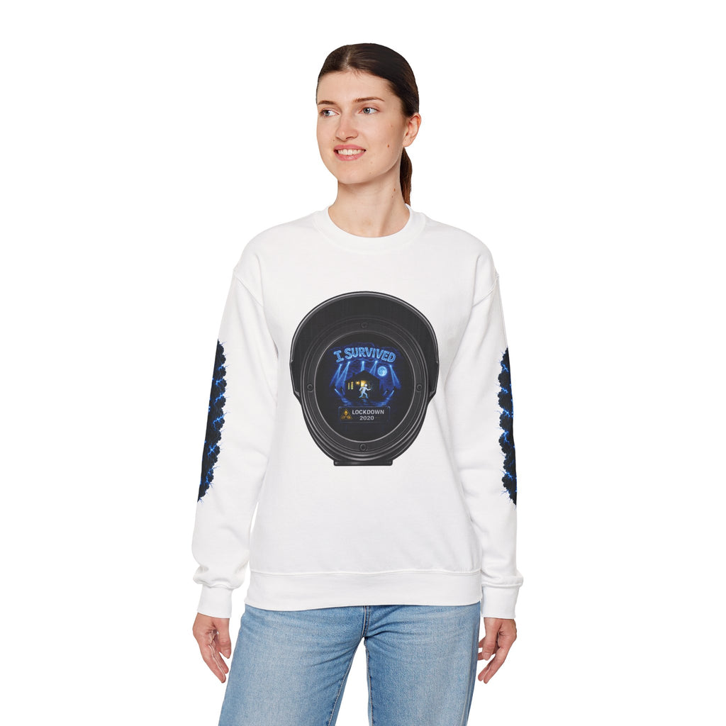 I Survived 2020 — Director's Cut S3:E3 "Remote Schooling" | Lockdown Edition Documentary Unisex Heavy Blend™ Crewneck Sweatshirt