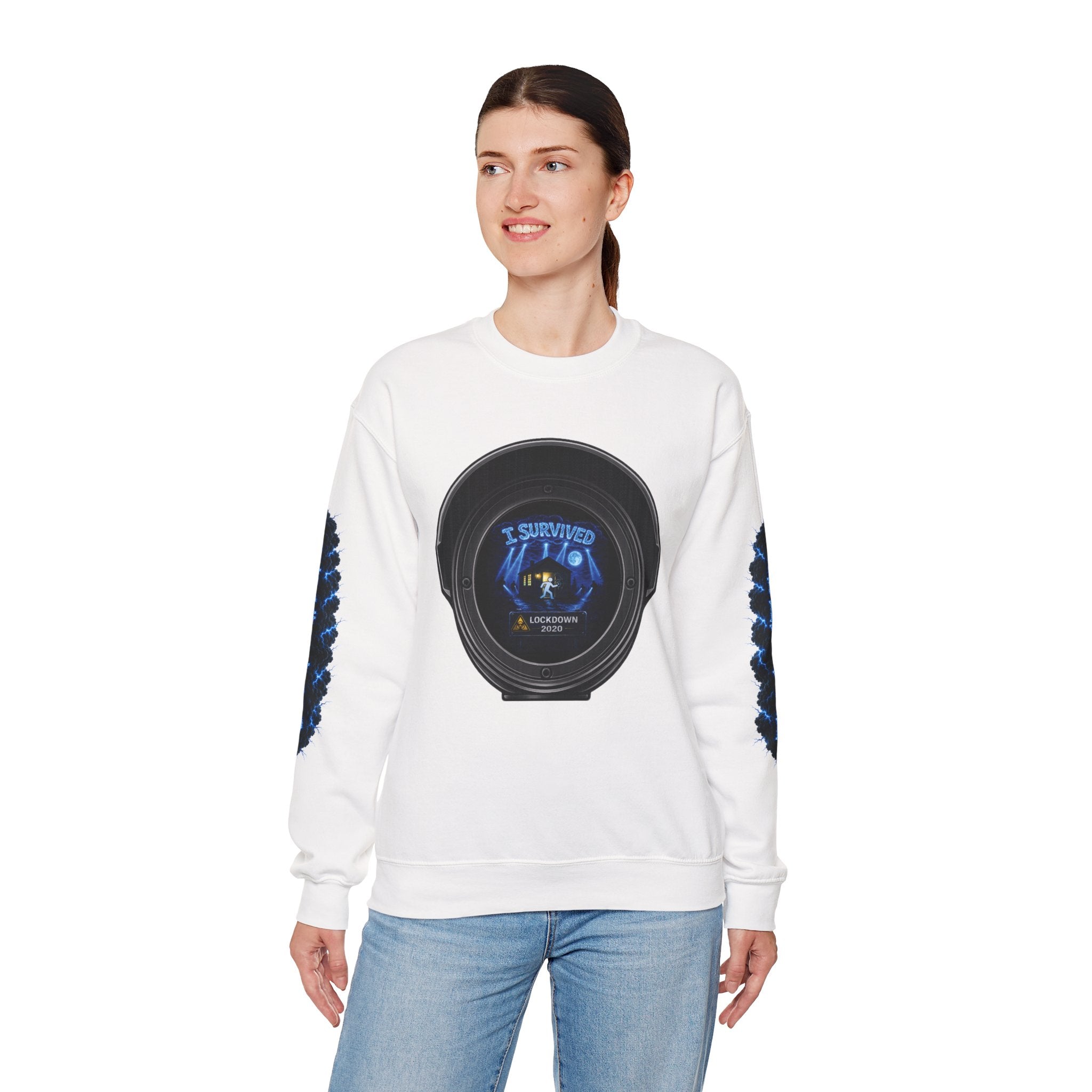 I Survived 2020 — Director's Cut S3:E3 "Remote Schooling" | Lockdown Edition Documentary Unisex Heavy Blend™ Crewneck Sweatshirt
