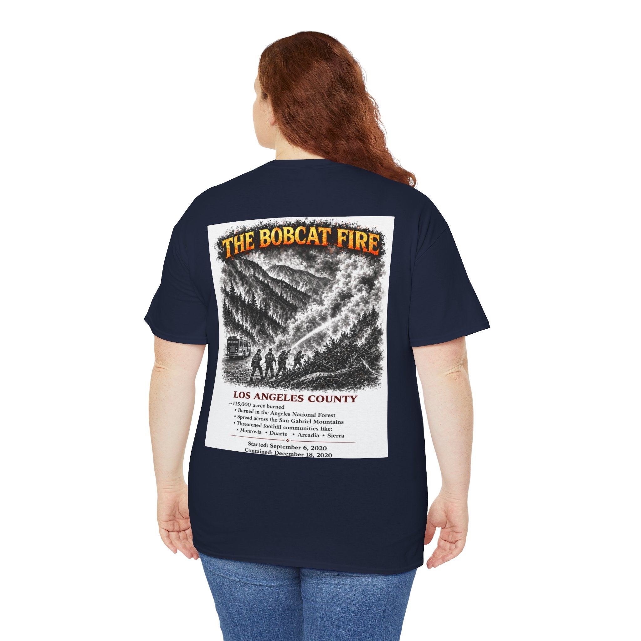 I Survived 2020 — S2:E2 "The Bobcat Fire" | Wildfire Edition Memorial Unisex Heavy Cotton Tee