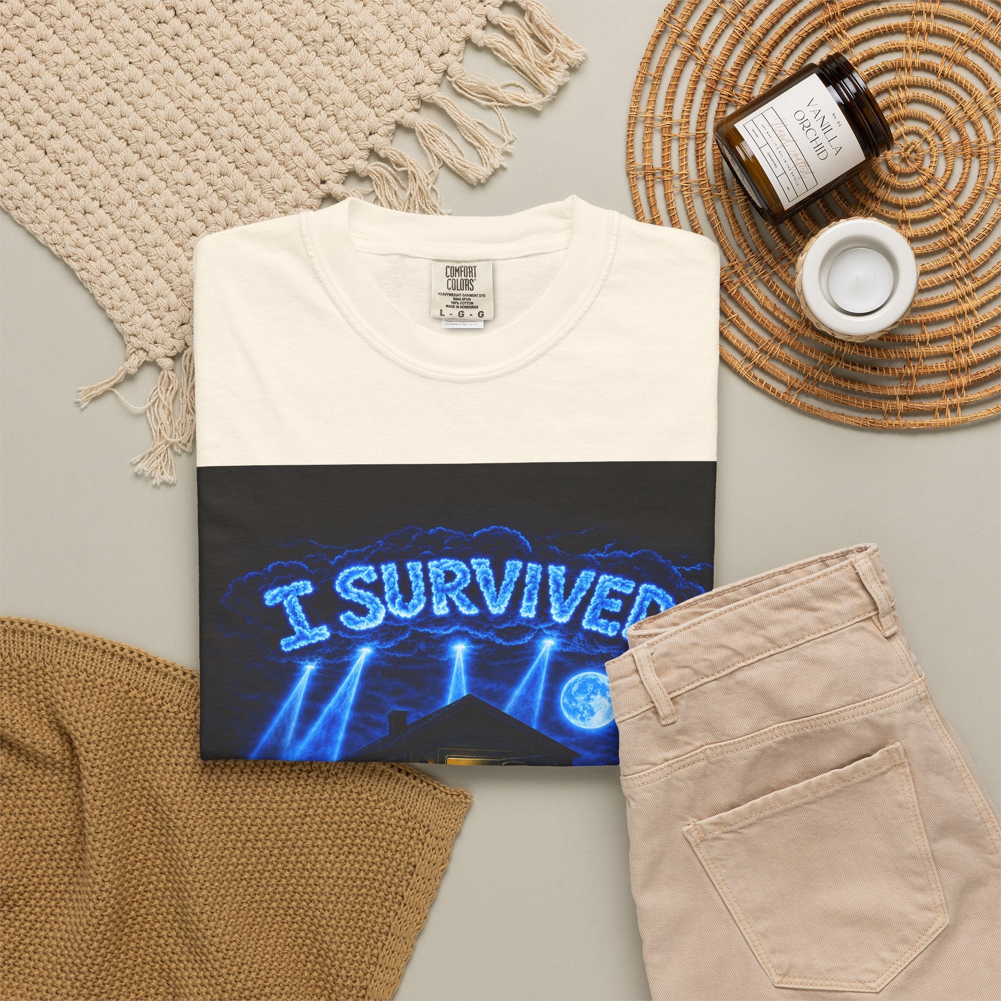I Survived 2020 — LOCKDOWN S3:E1: "Quarantine" Unisex Garment-Dyed T-shirt