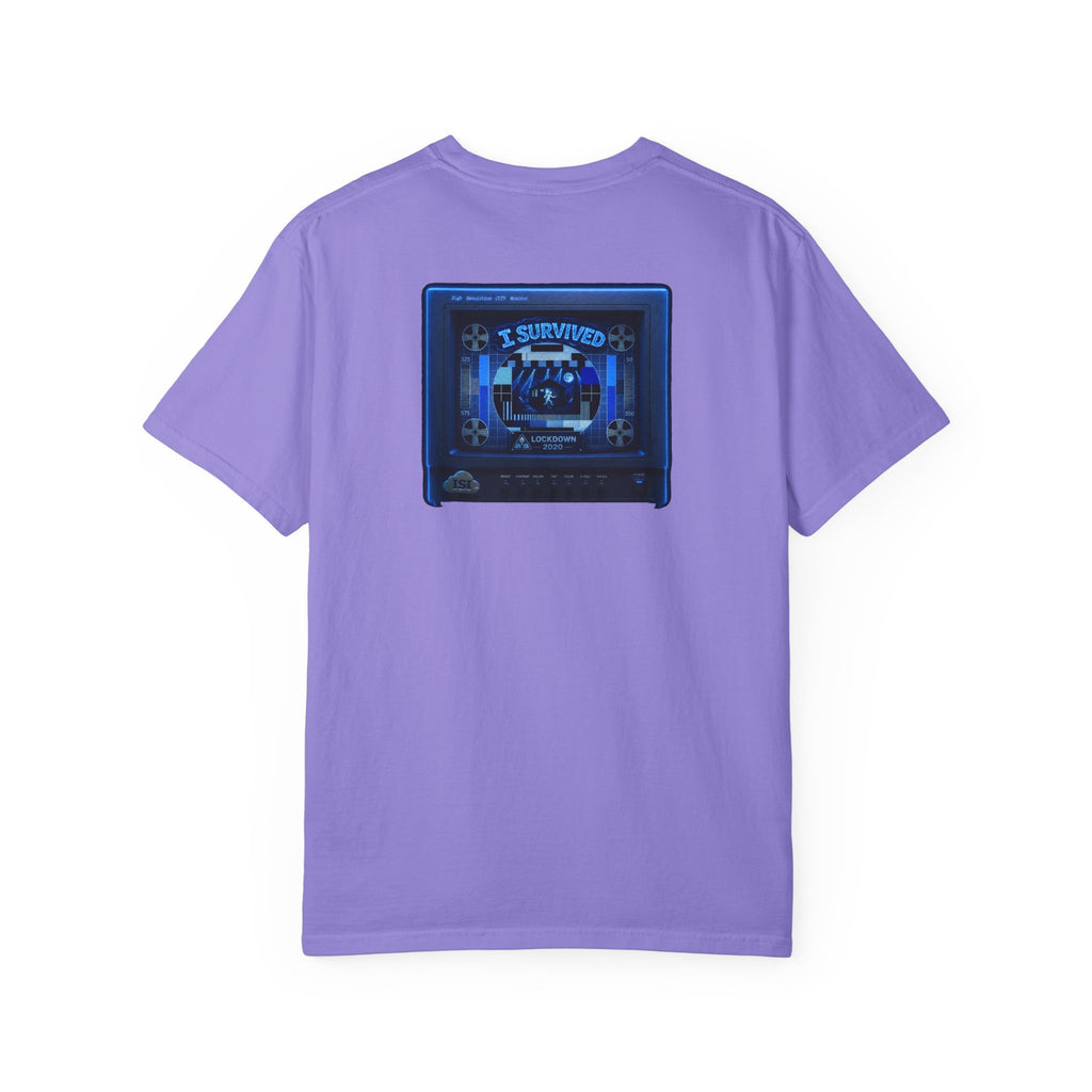 I Survived 2020 — "Please Stand By" Test Pattern Tee Lockdown Special Edition Summer Exclusive Unisex Garment-Dyed T-shirt