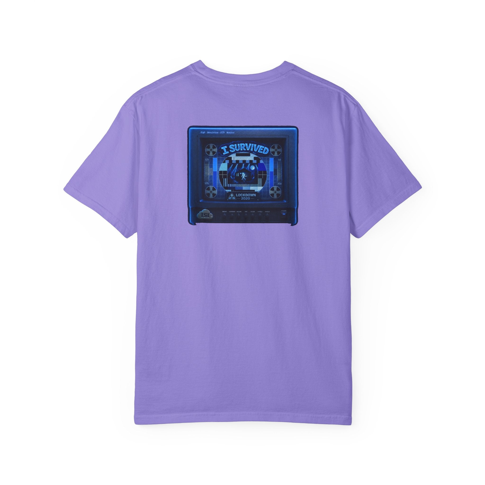 I Survived 2020 — "Please Stand By" Test Pattern Tee Lockdown Special Edition Summer Exclusive Unisex Garment-Dyed T-shirt