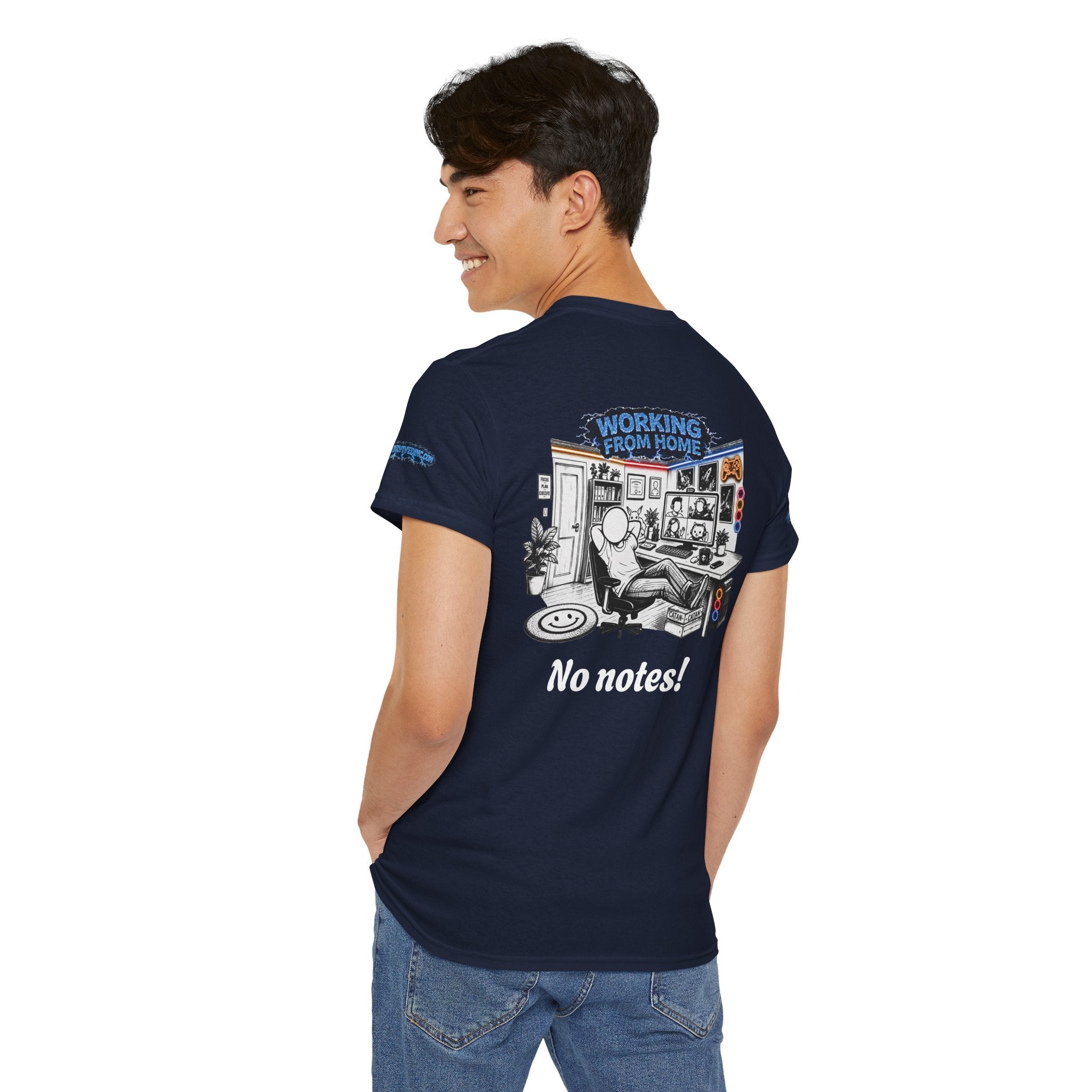 I Survived 2020 — LOCKDOWN S3:E4: Special Edition "Working From Home" Unisex Heavy Cotton Tee