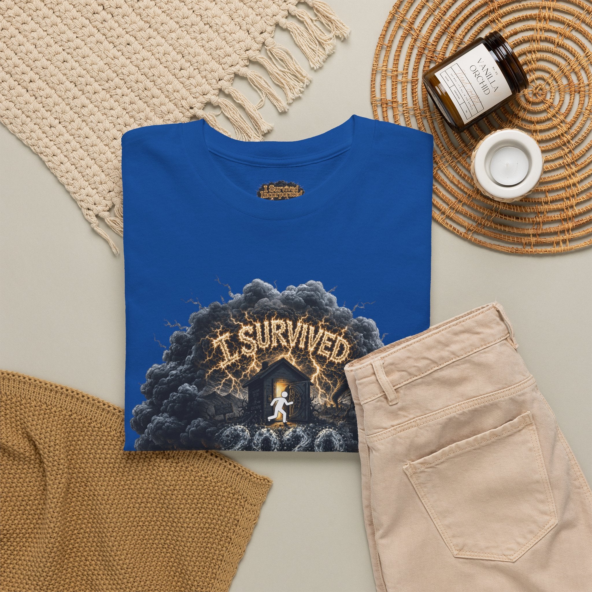 I Survived 2020 —  Deriector's Cut Original Design Teaser Tee | Season 1 Premiere Drop Unisex Heavy Cotton Tee