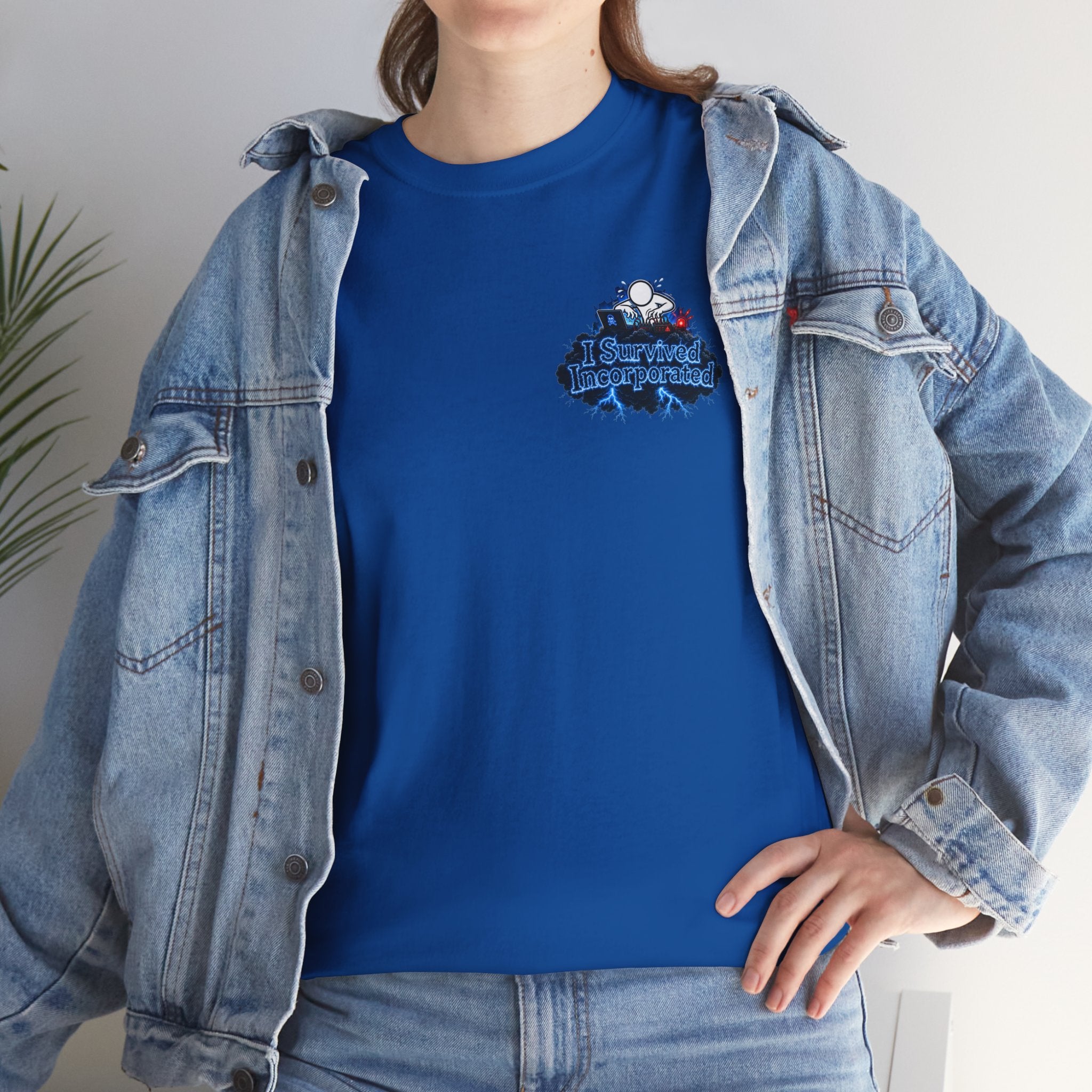 I Survived 2020 — "Please Stand By" Test Pattern Tee Lockdown Surveillance Edition Summer Exclusive Unisex Heavy Cotton Tee