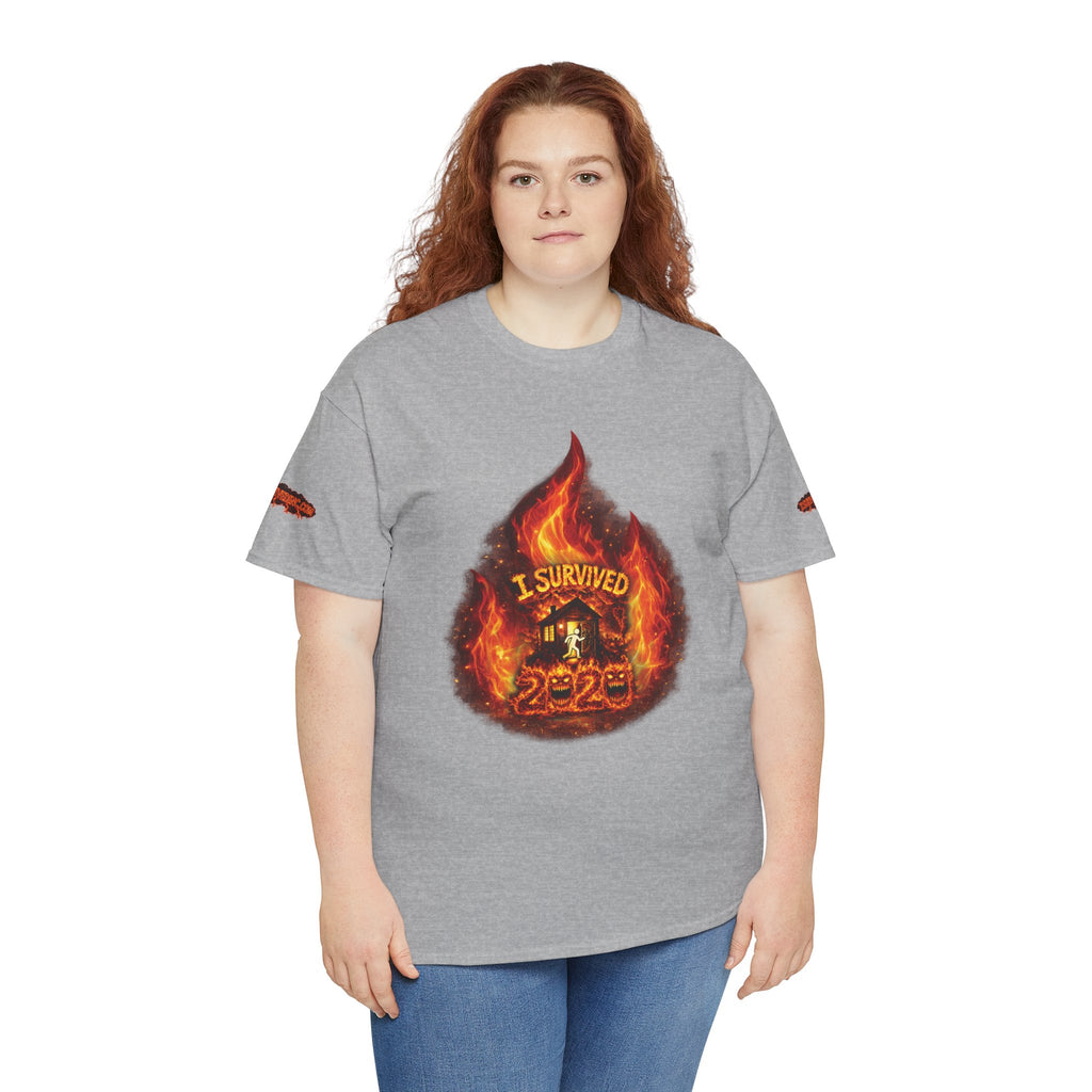 I Survived 2020 — Director's Cut S2:E3 "The California Wildfires" | Wildfire Edition Memorial Unisex Heavy Cotton Tee (SPECIAL EDITION)