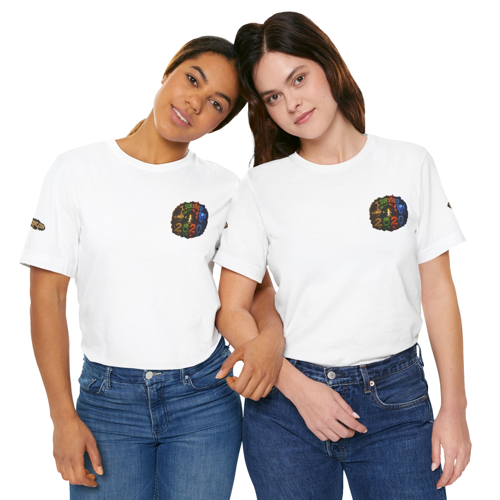 I Survived 2020 — "No Signal" Test Pattern Tee Alien Broadcast Finale Summer Premiere Unisex Jersey Short Sleeve Tee