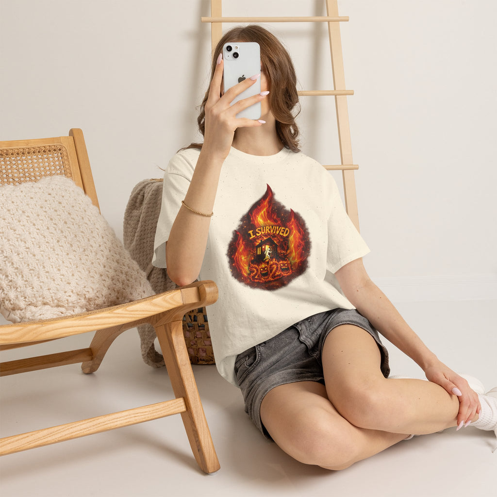 I Survived 2020 — Director's Cut S2:E1 "Berry Creek" | Wildfire Edition Memorial Unisex Heavy Cotton Tee