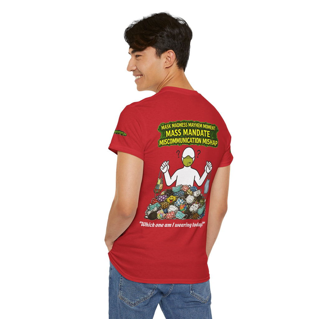 I Survived 2020 — PANDEMIC S1:E4: Director's Cut Special Edition "Mask Madness" Unisex Heavy Cotton Tee