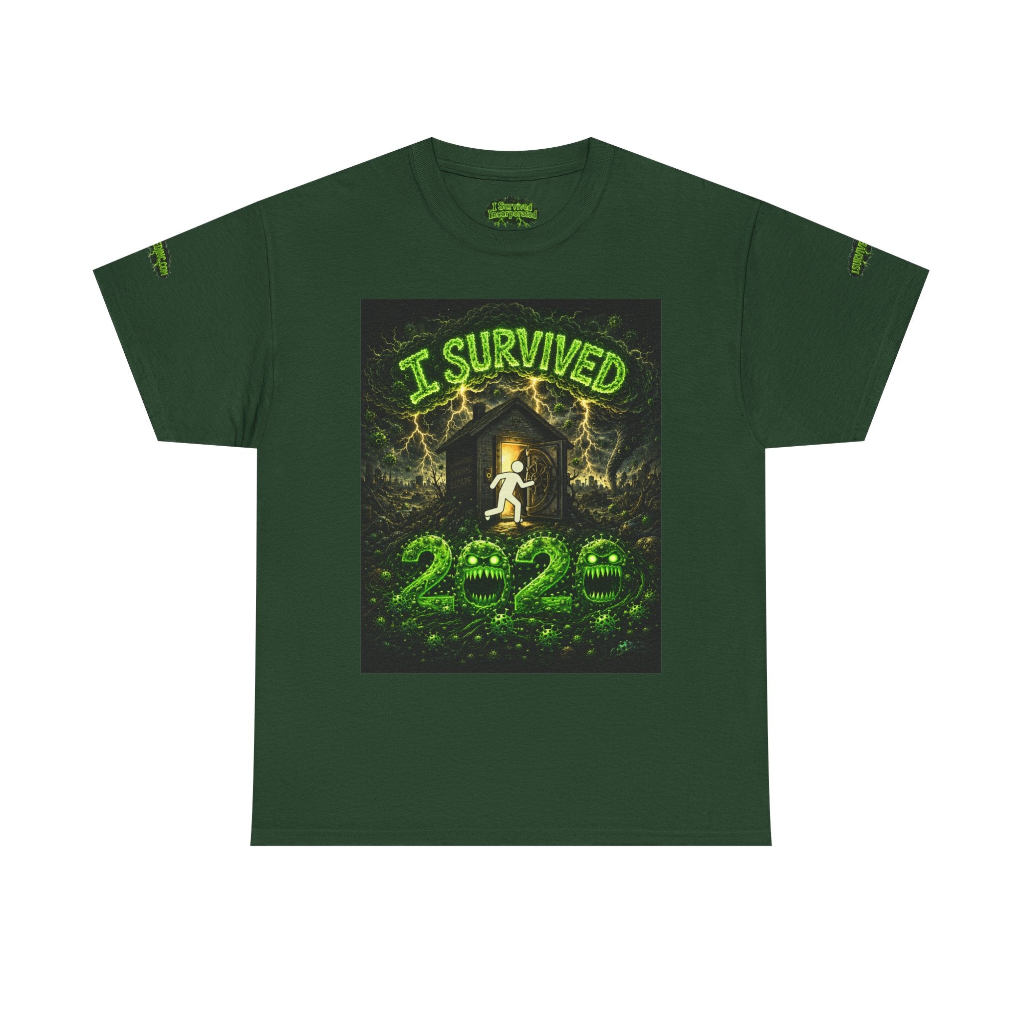 I Survived 2020 — S1:E1 "COVID-19: The Coronavirus" | Pandemic Edition Unisex Heavy Cotton Tee (SPECIAL EDITION)