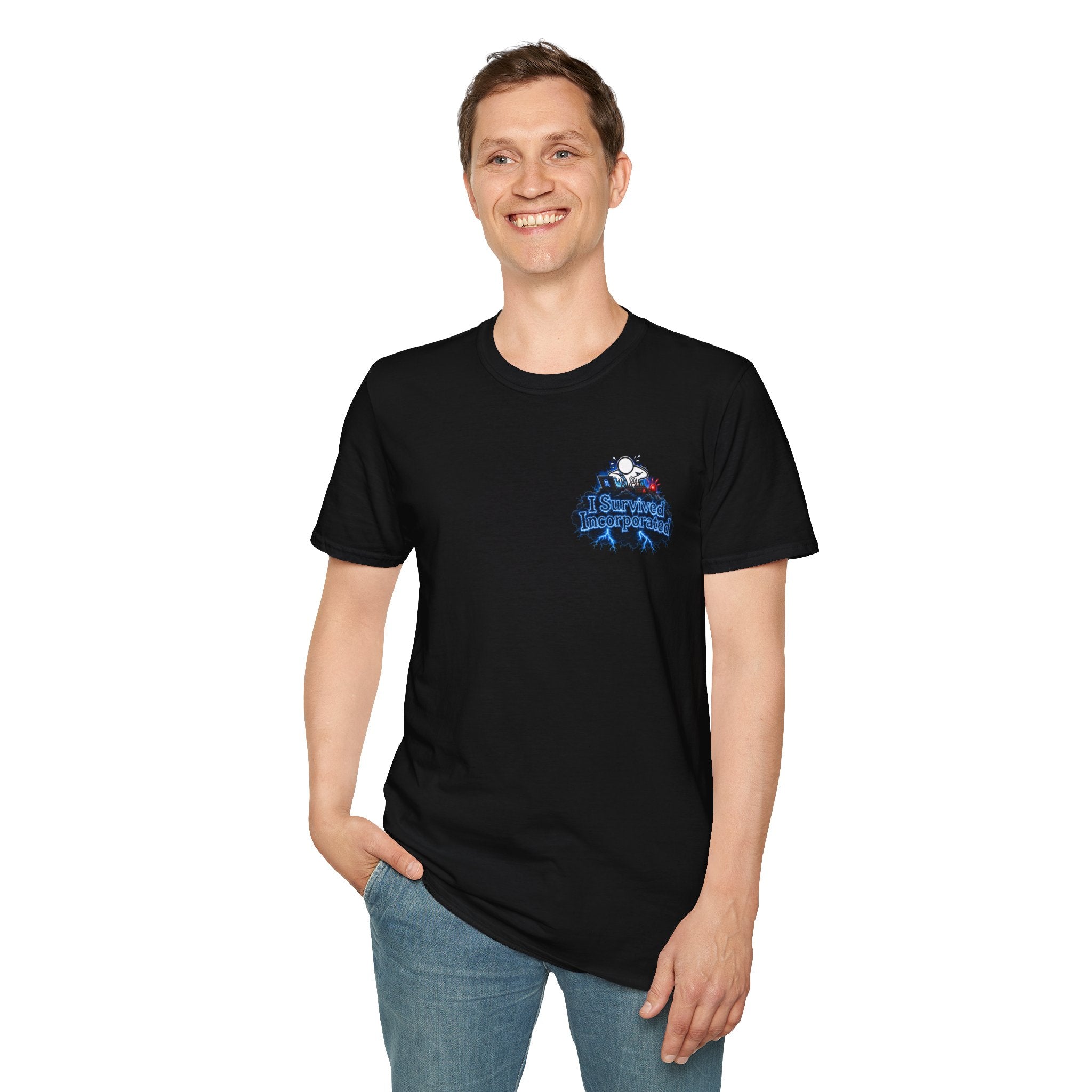 I Survived 2020 — "Please Stand By" Test Pattern Tee Lockdown Edition Summer Exclusive Unisex Softstyle T-Shirt