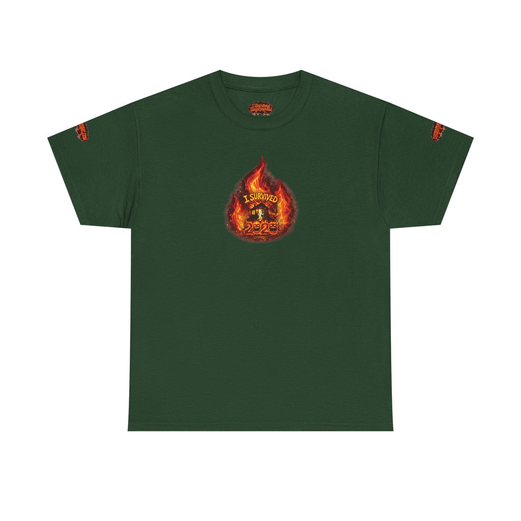 I Survived 2020 — WILDFIRES S2:E1: Director's Cut Special Edition "Berry Creek" Memorial Unisex Heavy Cotton Tee