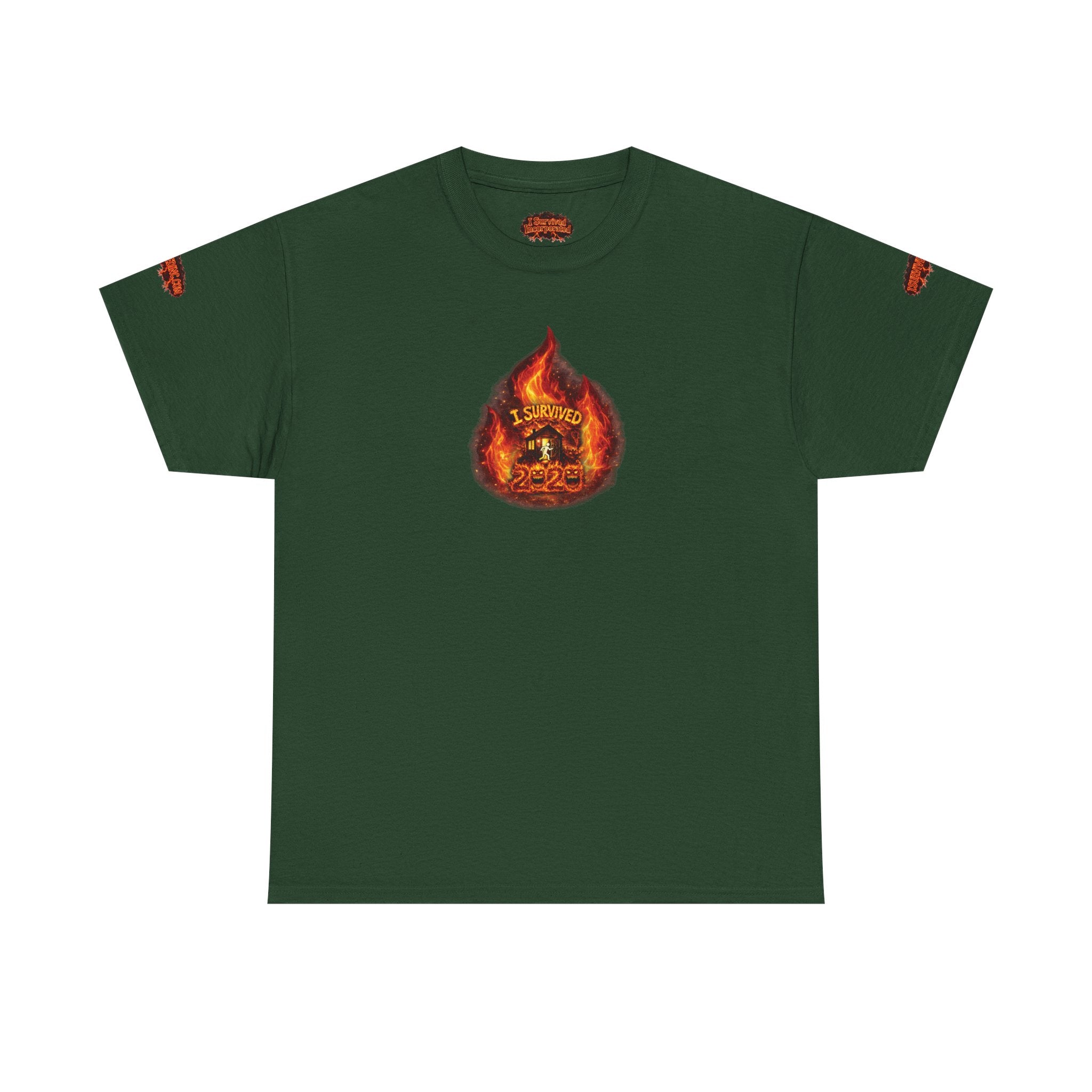 I Survived 2020 — WILDFIRES S2:E1: Director's Cut Special Edition "Berry Creek" Memorial Unisex Heavy Cotton Tee