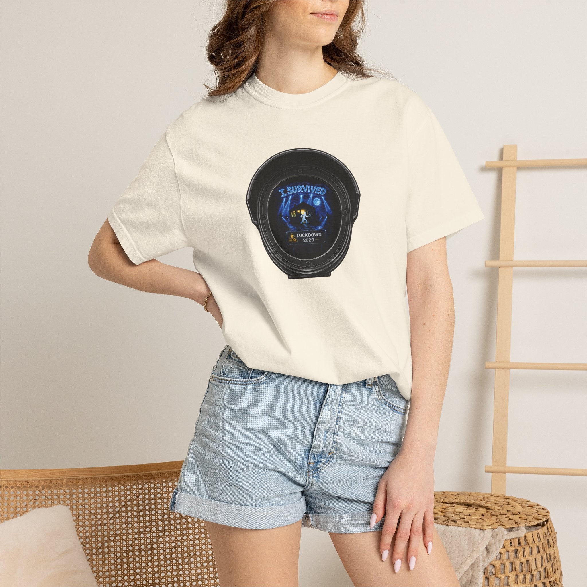 I Survived 2020 —  LOCKDOWN S3:E1: Director's Cut "Quarantine" Unisex Garment-Dyed T-shirt