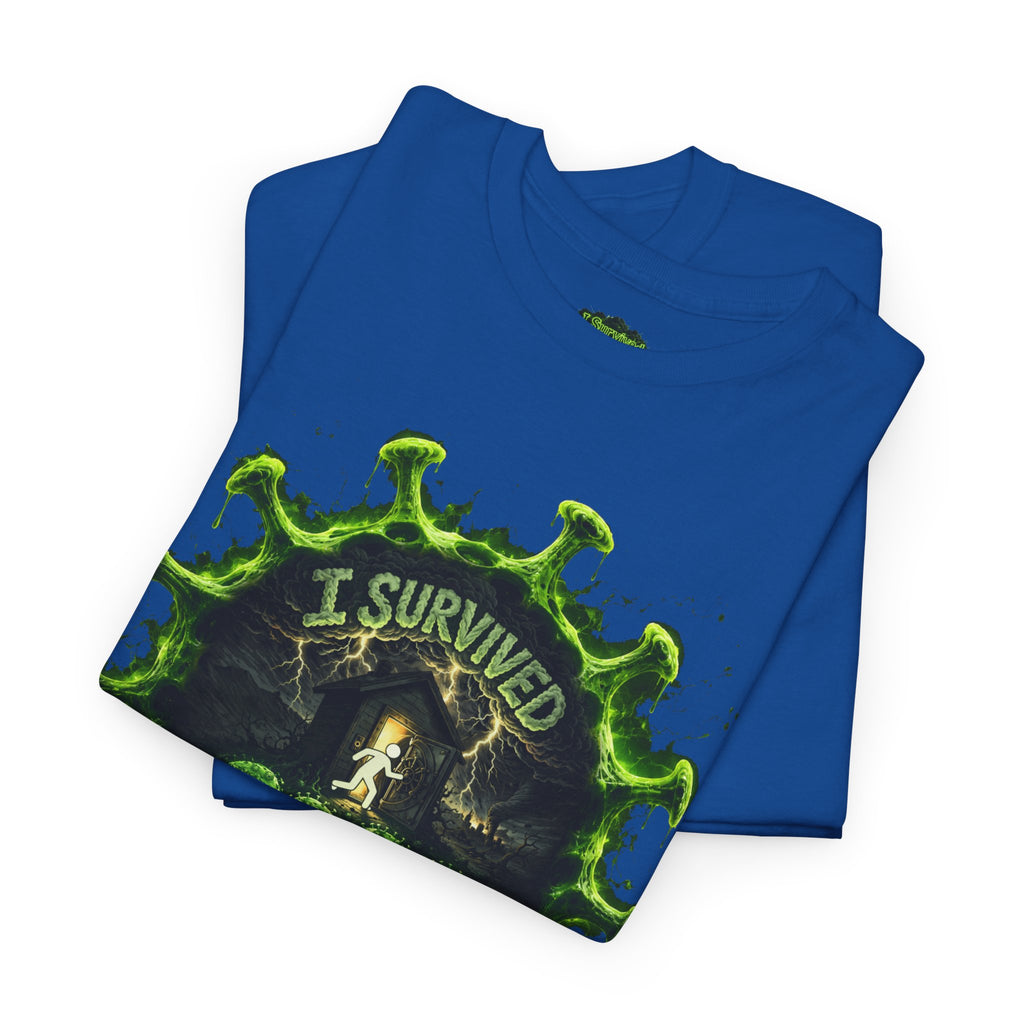 I Survived 2020 — Director's Cut S1:E1 "COVID-19: The Coronavirus" | Pandemic Edition Unisex Heavy Cotton Tee