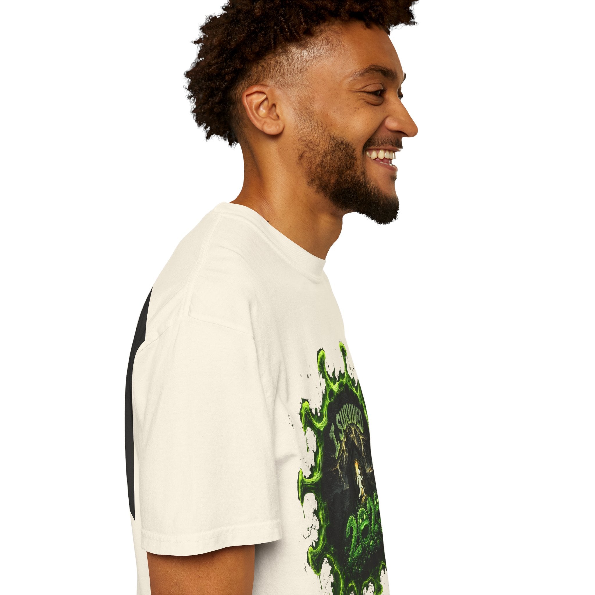 I Survived 2020 — Director's Cut S1:E3 "The Jab!" | Pandemic Edition Unisex Garment-Dyed T-shirt