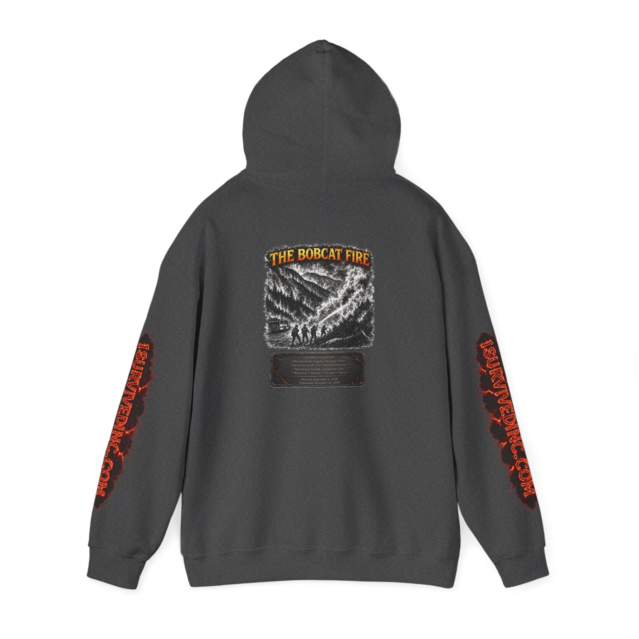 I Survived 2020 — WILDFIRES S2:E2: "The Bobcat Fire" Memorial Hoodie